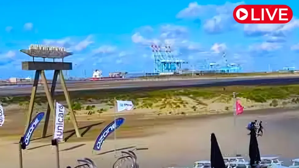 Zeebrugge Beach, Belgium Live Cam